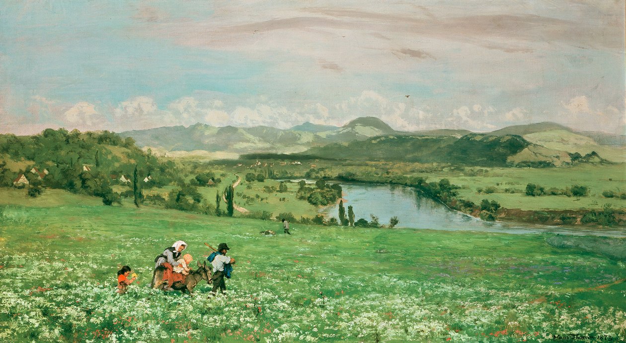 Rhen vid Säckingen av Hans Thoma