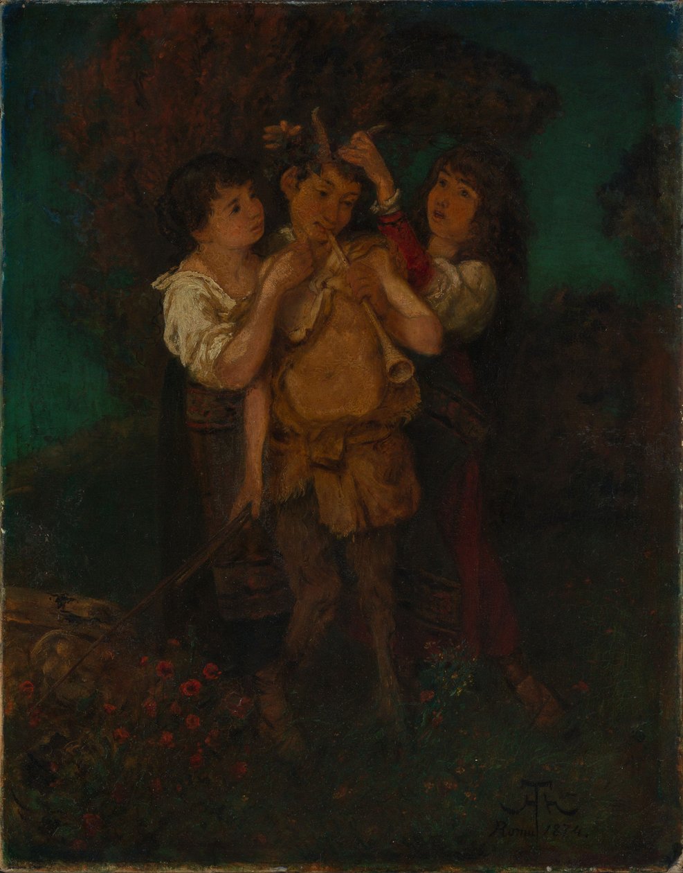 Den hyllade Pan av Hans Thoma