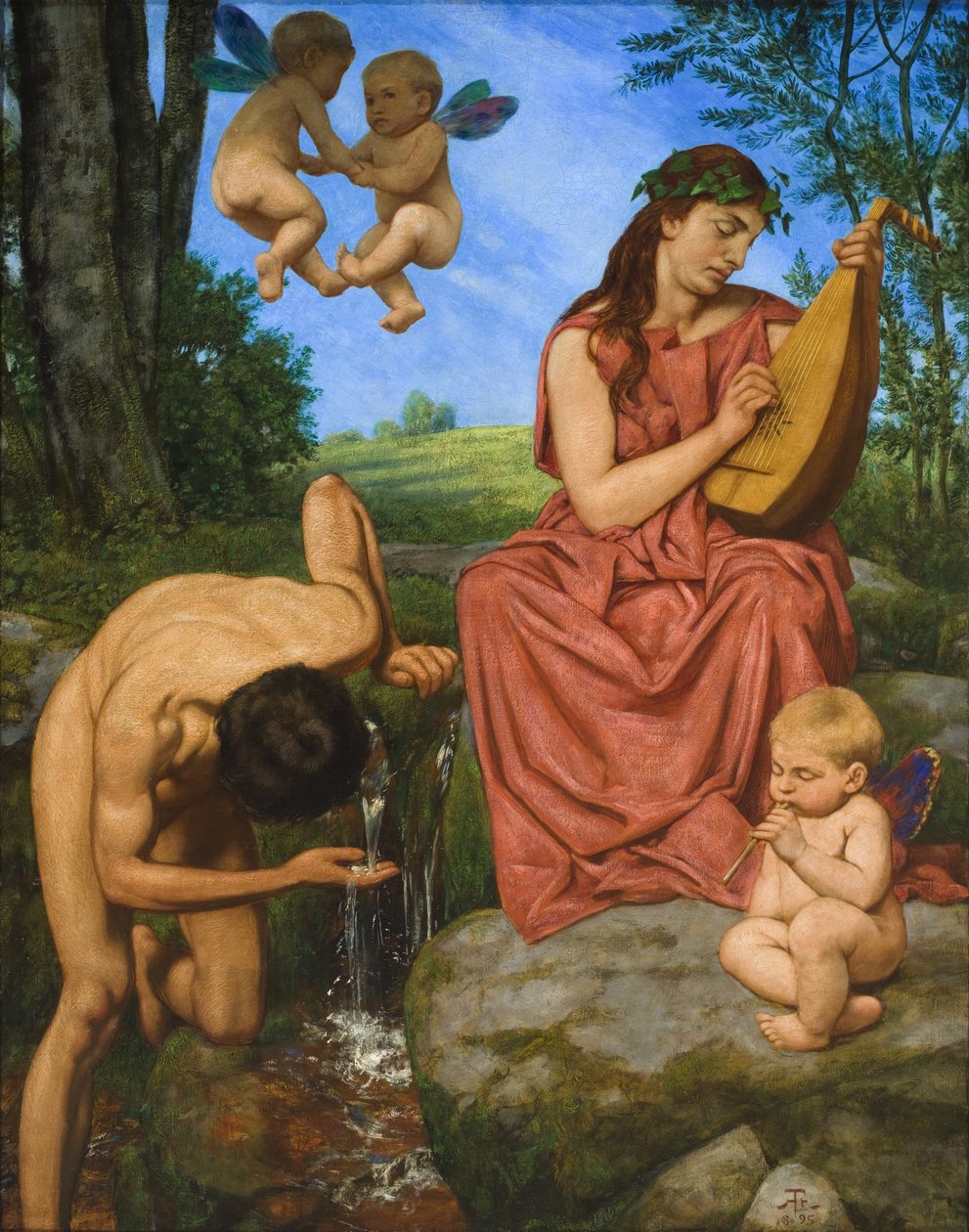 Källan (The Spring) av Hans Thoma