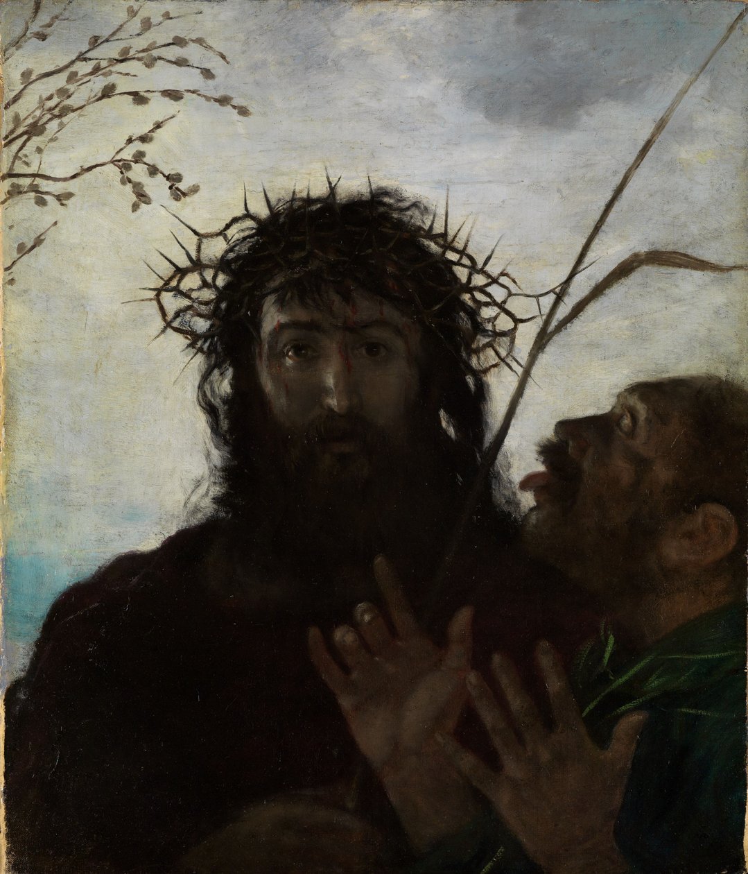 Hånandet av Jesus av Hans Thoma