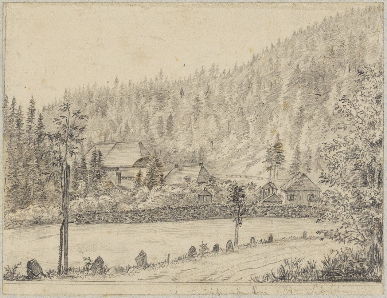 Hammarsmedjan vid St. Blasien av Hans Thoma