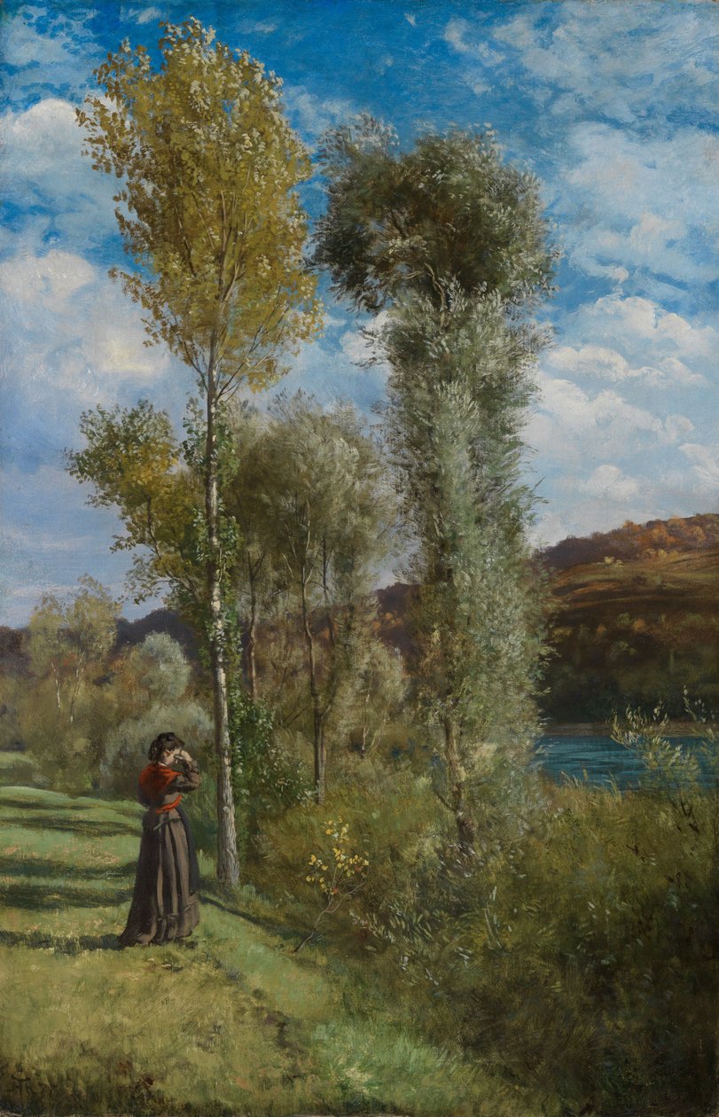 Höstdag vid Övre Rhen av Hans Thoma