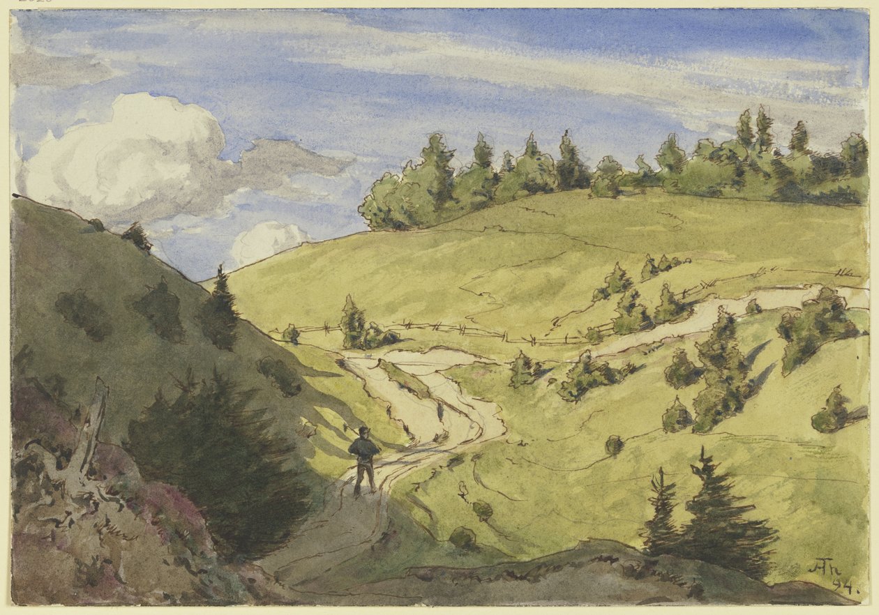 Landskap i Schwarzwald av Hans Thoma