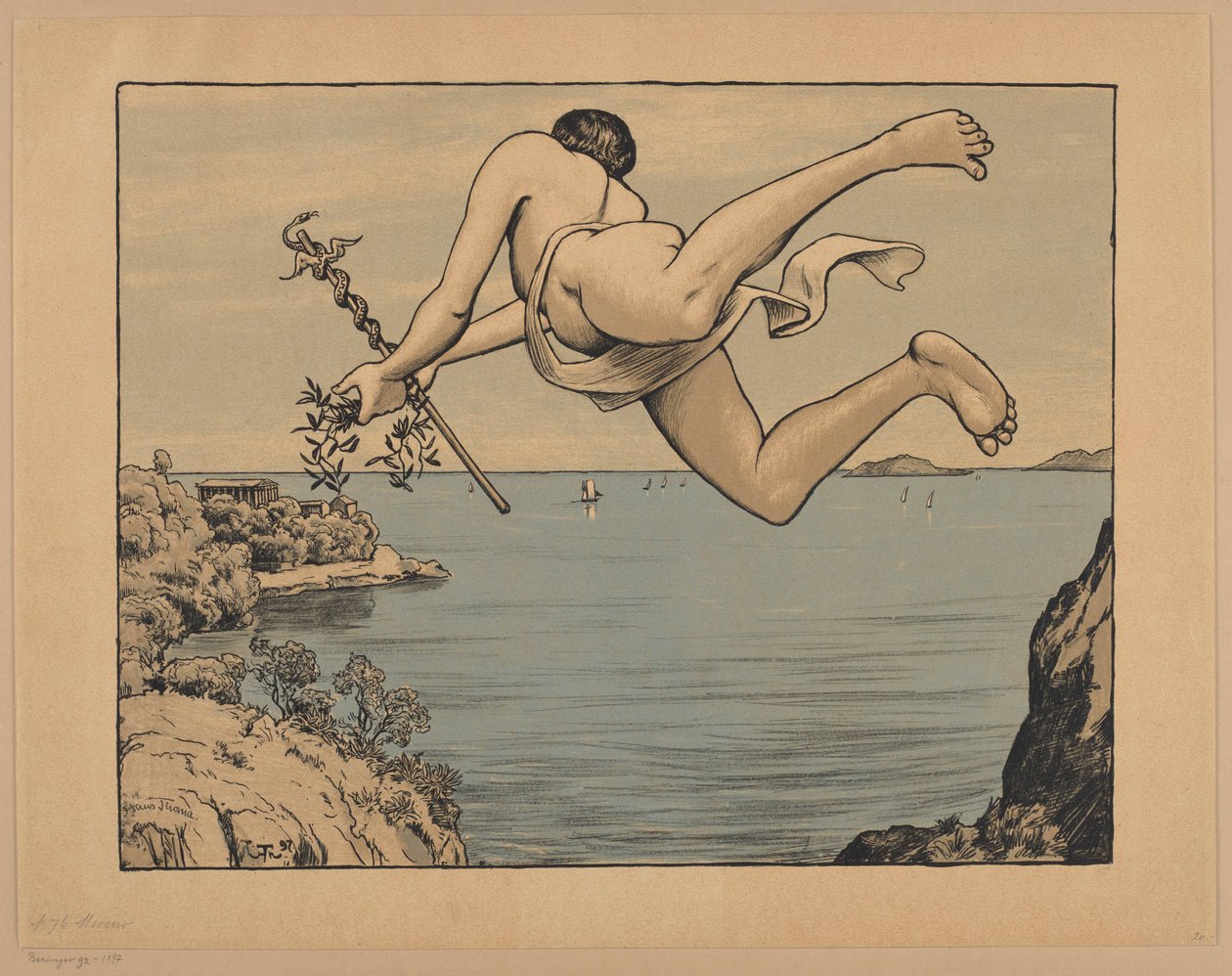 Den flygande Merkurius, s. 76 av Hans Thoma
