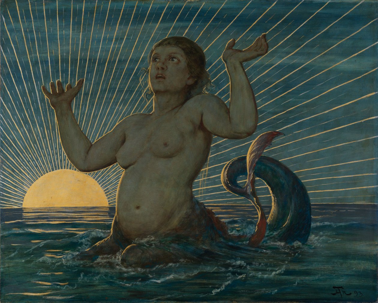 Havsväckelse av Hans Thoma