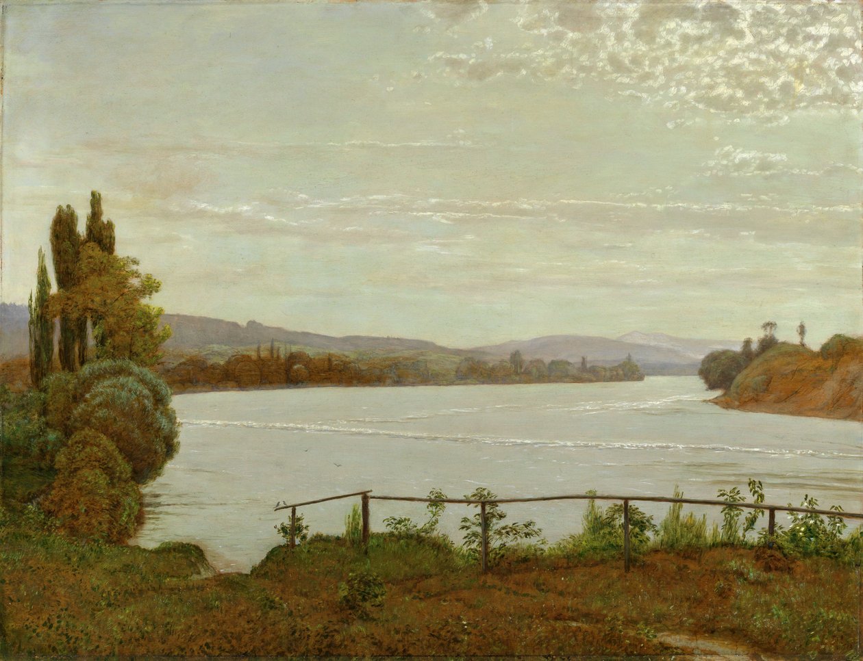 I morgon vid Övre Rhen nära Säckingen av Hans Thoma