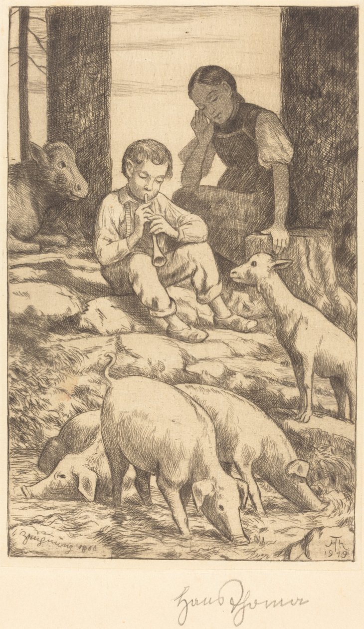 Pastoral av Hans Thoma