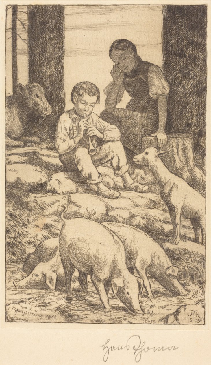 Pastoral av Hans Thoma