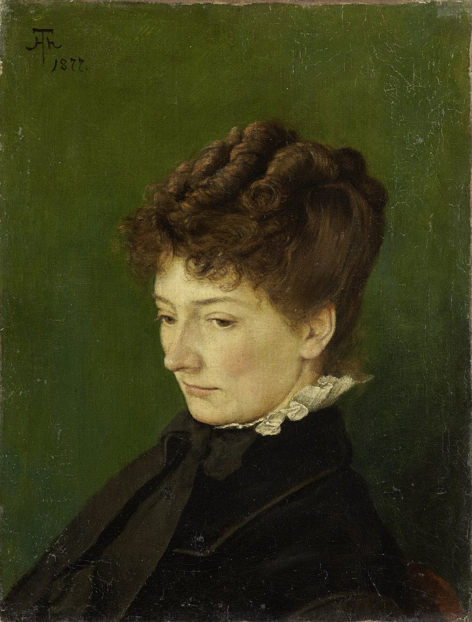 Porträtt av Ida Müller, född Scholderer av Hans Thoma