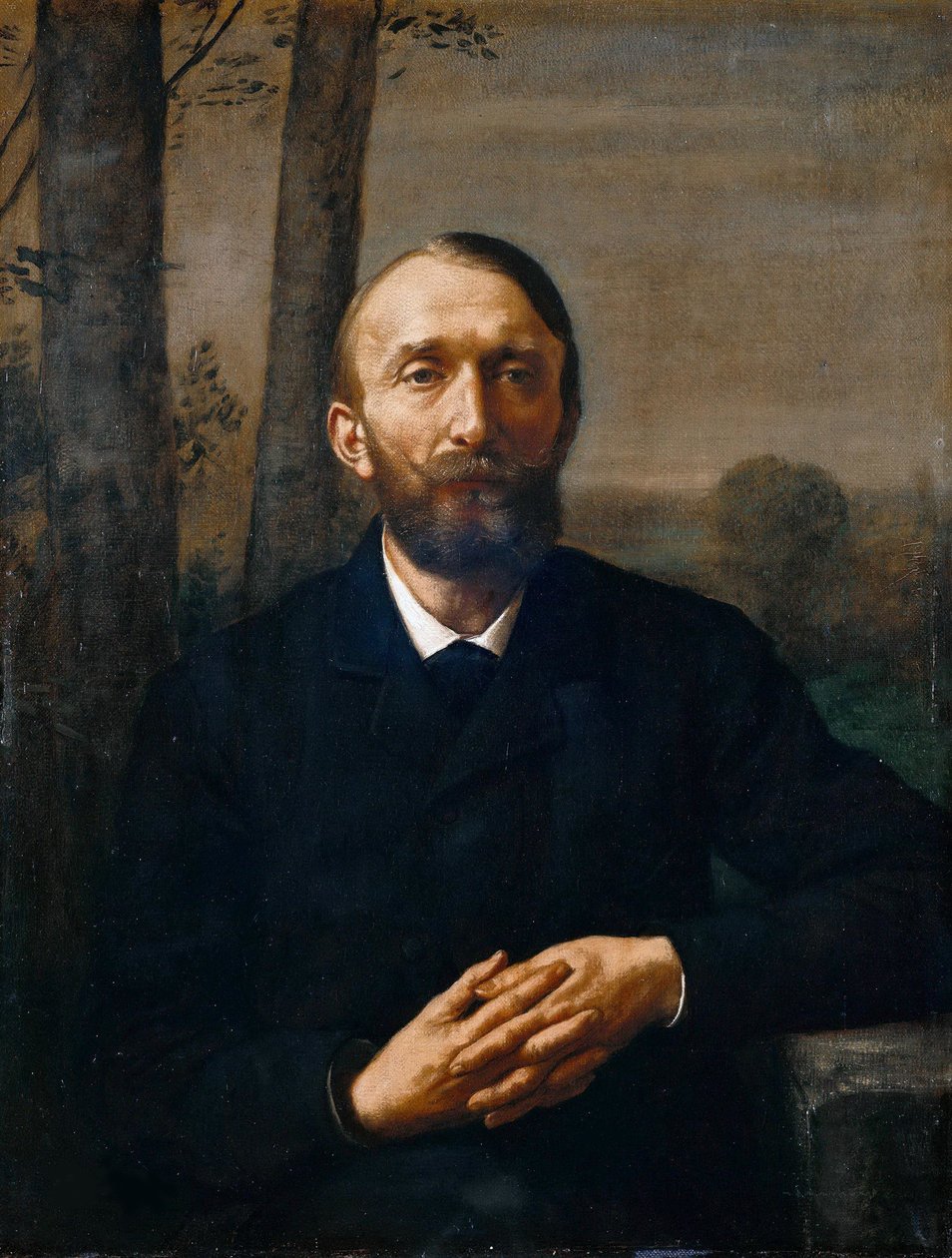 Porträtt av Konrad Fiedler 1841-1895, 1884. av Hans Thoma