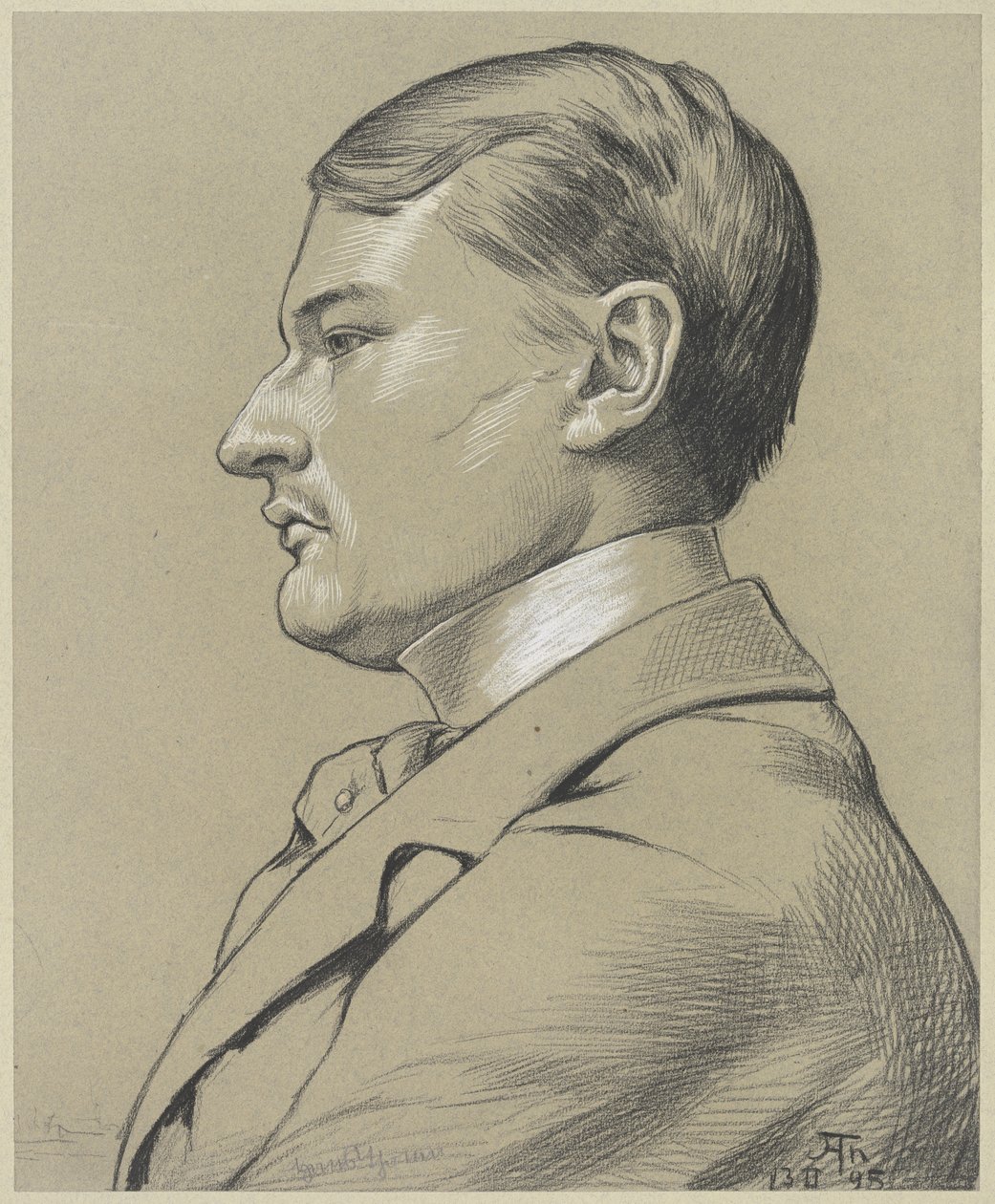 Porträtt av Otto Küchler av Hans Thoma
