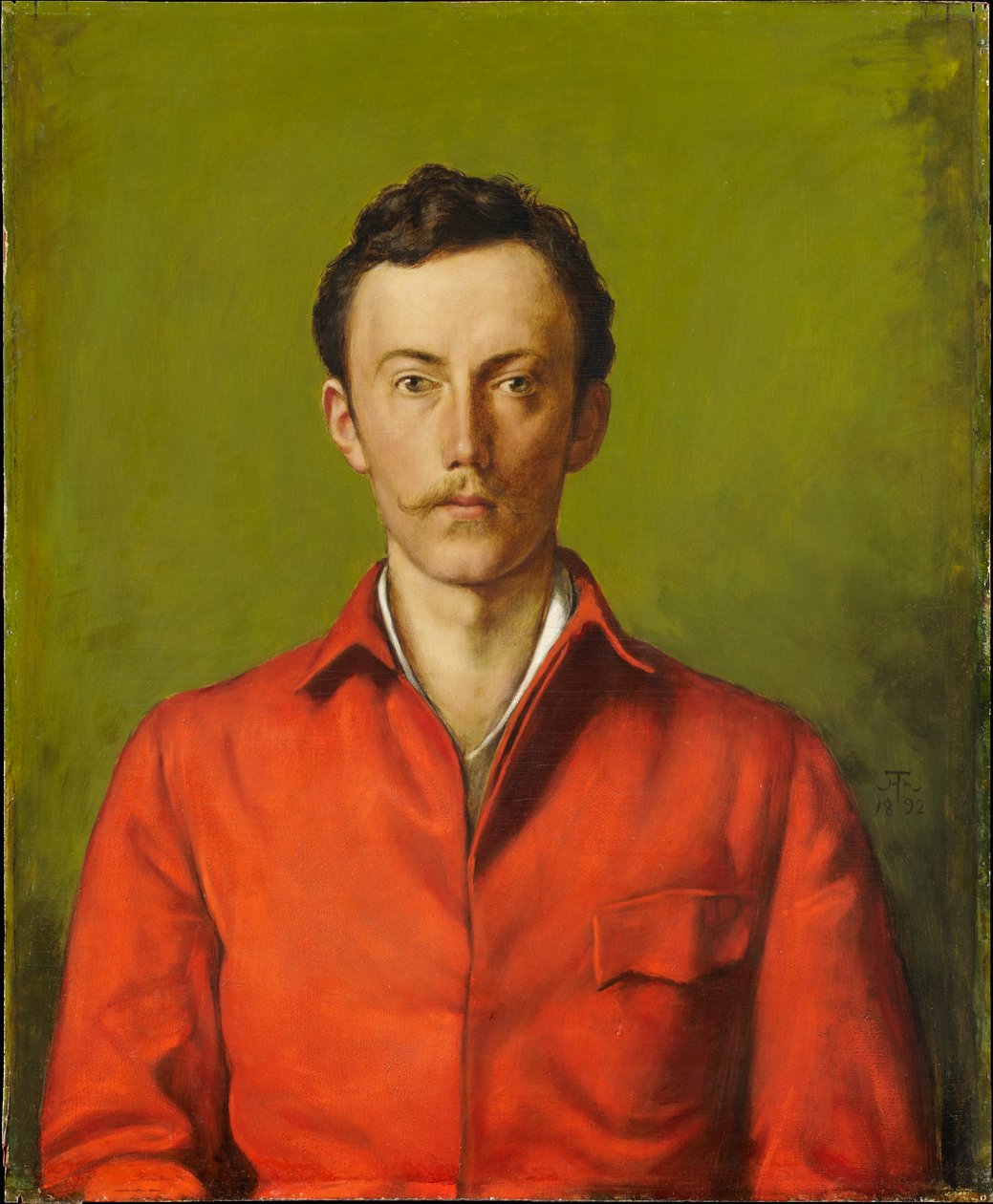 Porträtt av prins Fredrik Karl av Hessen av Hans Thoma