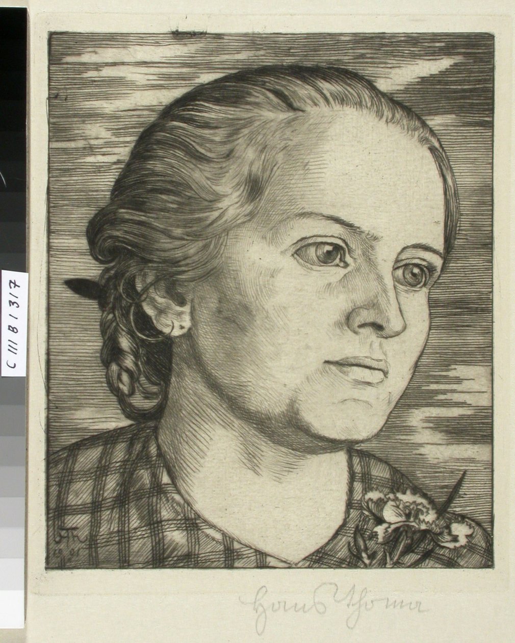 Porträtt av en kvinna av Hans Thoma
