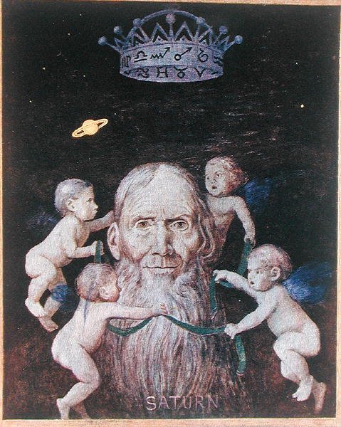Saturnus, illustration från 
