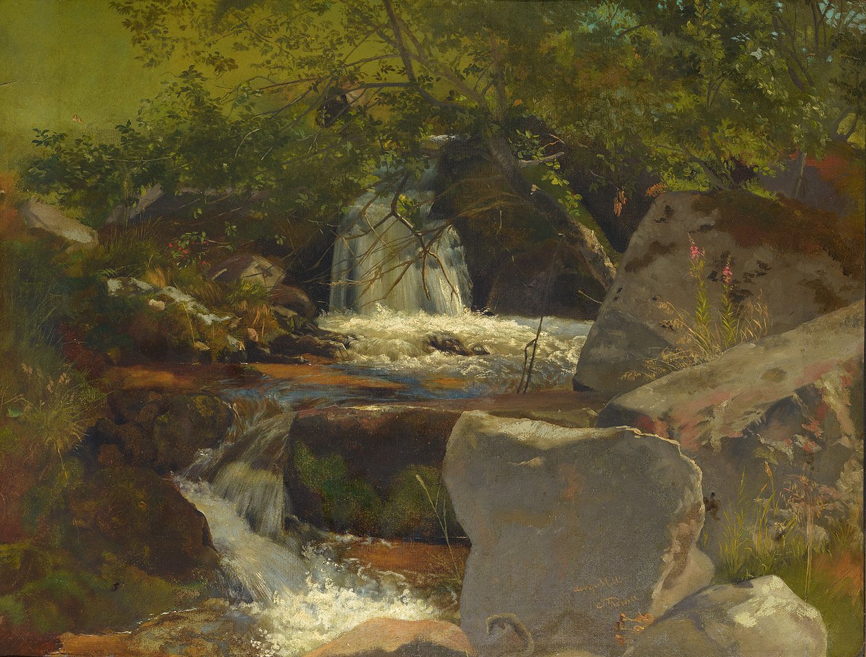 Bäck i Schwarzwald av Hans Thoma