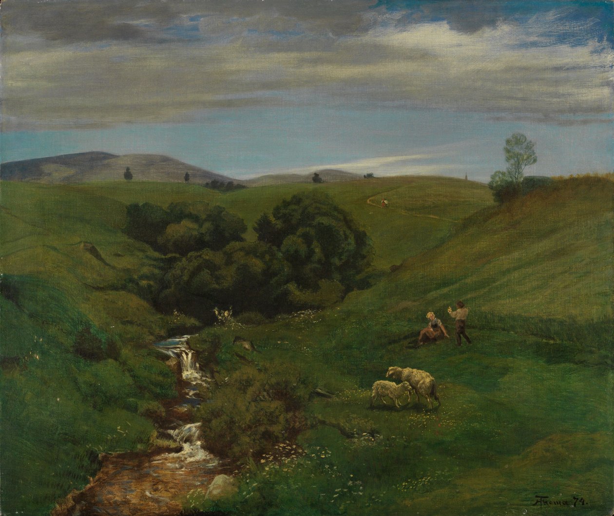 Äng i Schwarzwald av Hans Thoma