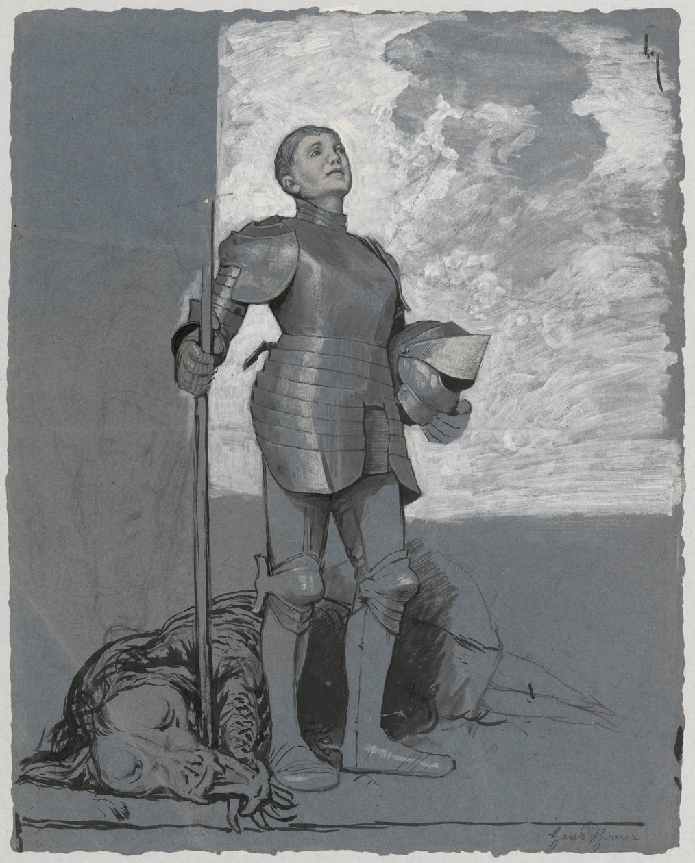 Sankt Georg av Hans Thoma