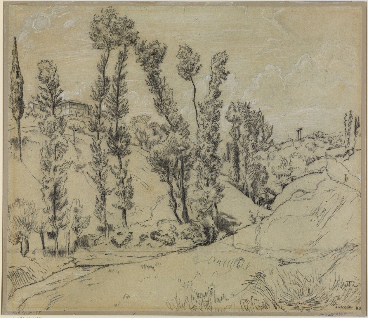 Dal vid Siena av Hans Thoma