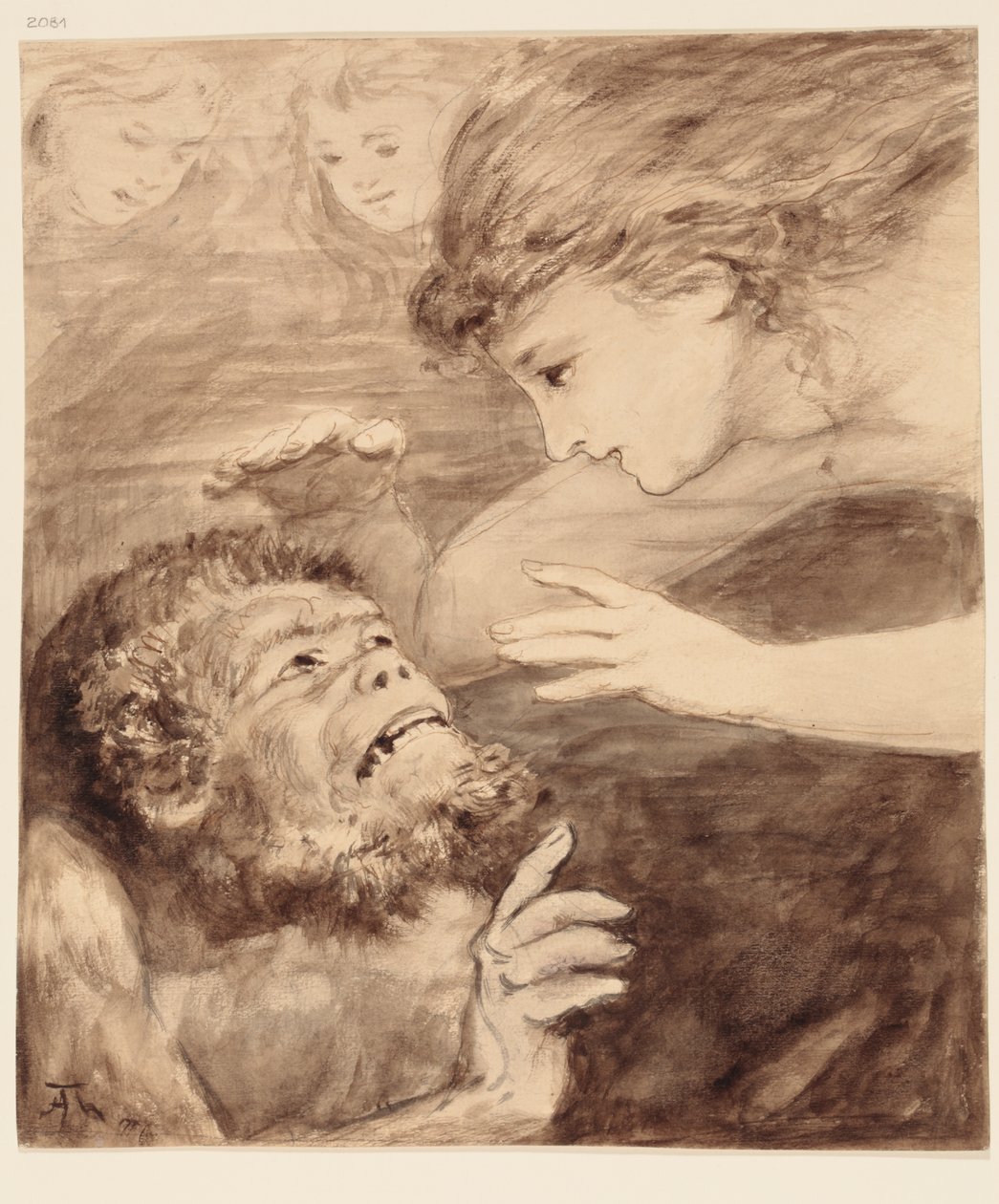 Rhen-döttrarna och Alberich av Hans Thoma