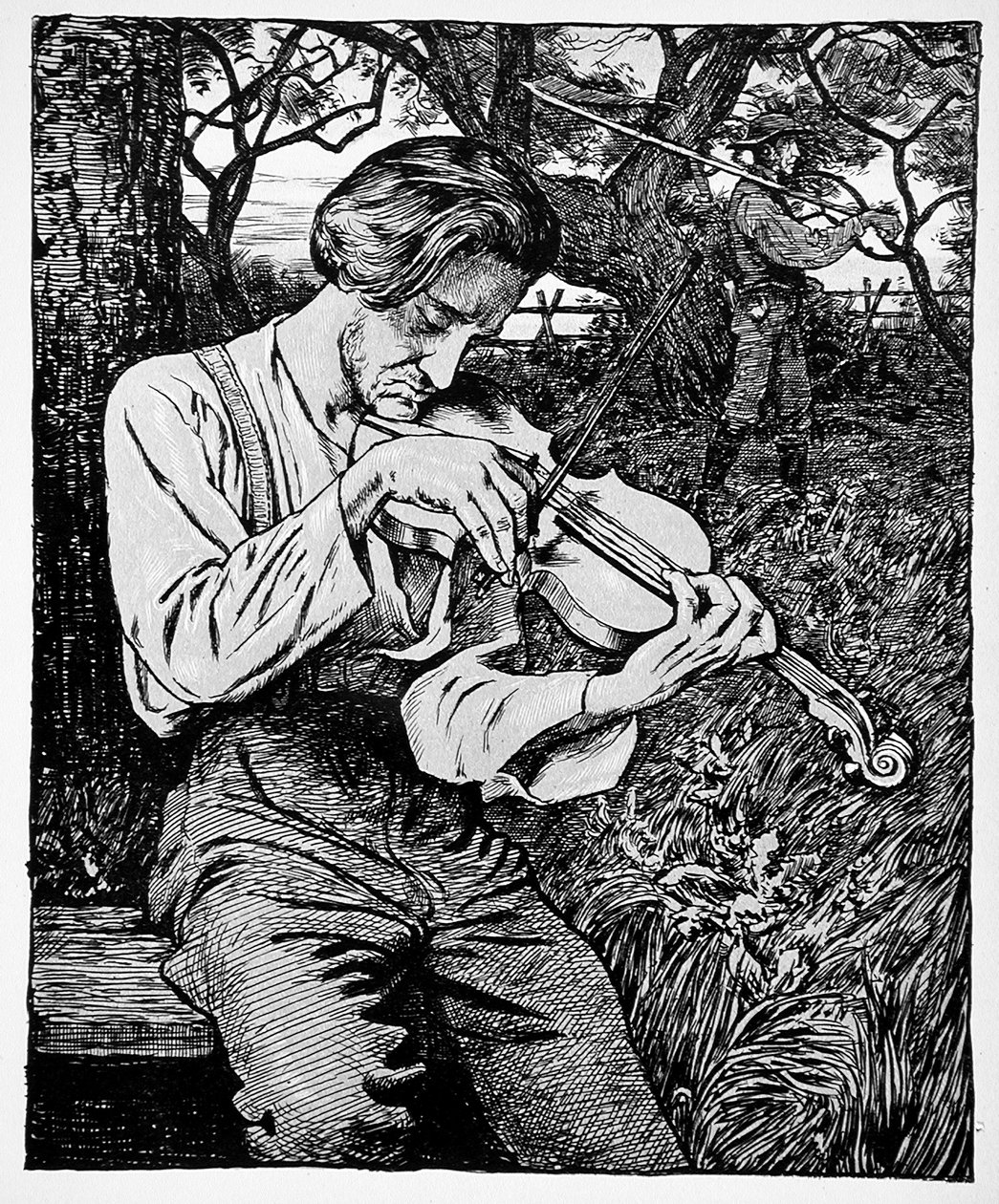 Spelmannen av Hans Thoma