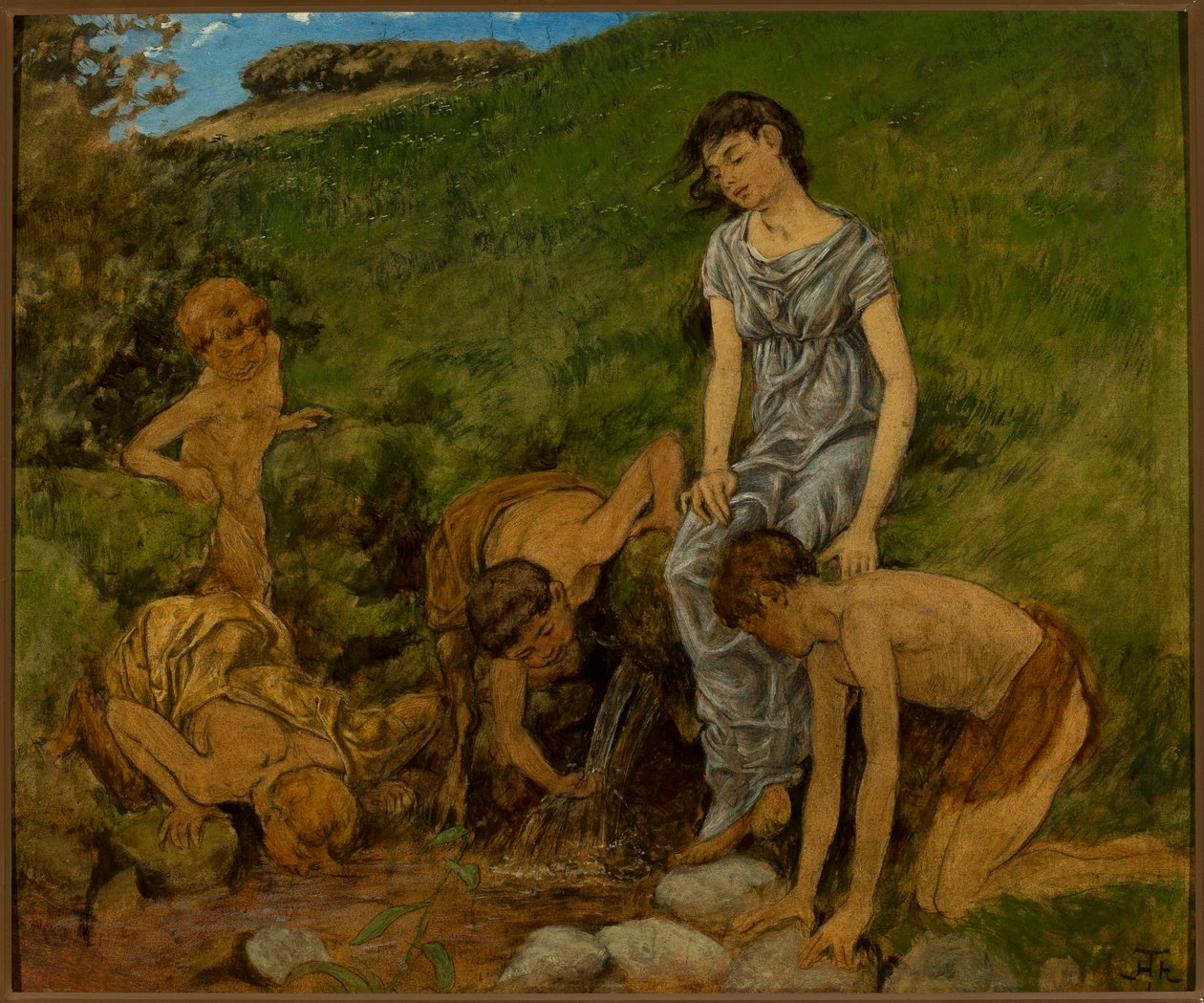 Vid källan av Hans Thoma
