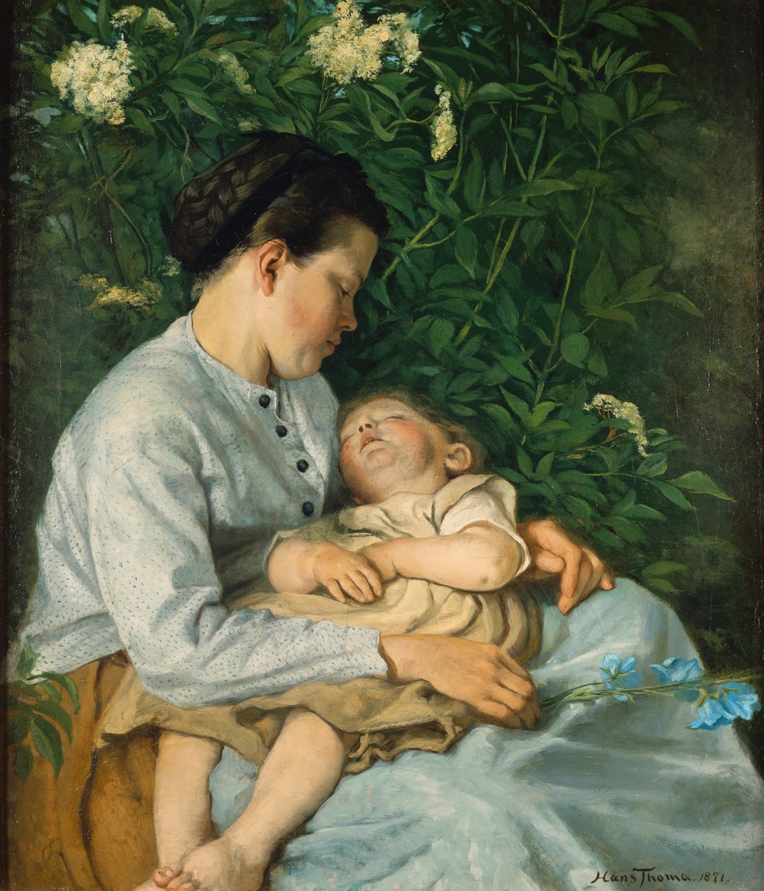 Under fläderbusken av Hans Thoma
