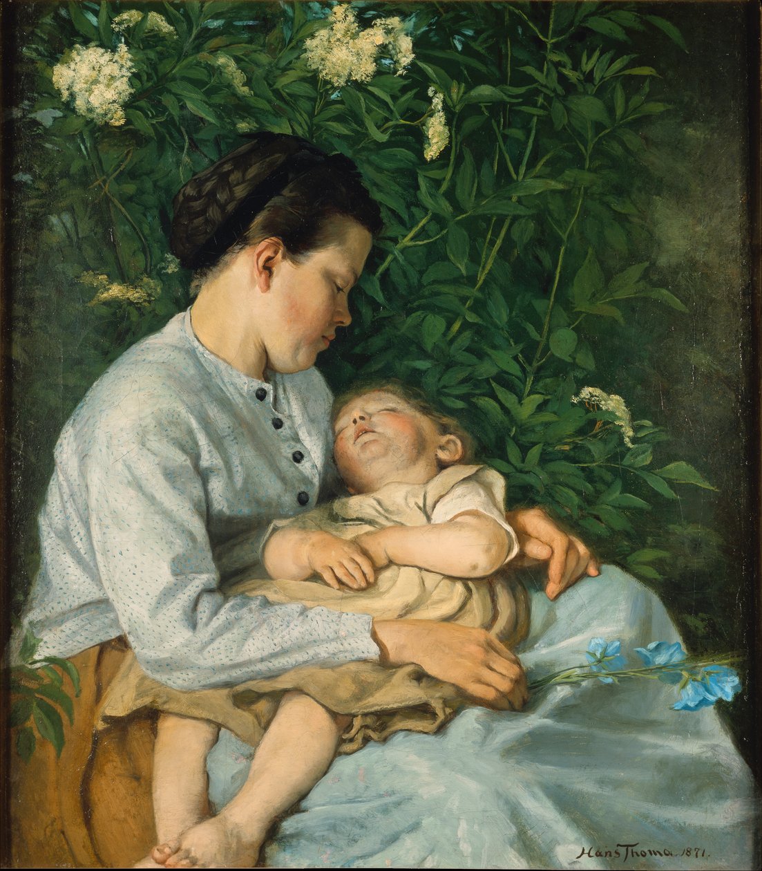 Under fläderbusken av Hans Thoma
