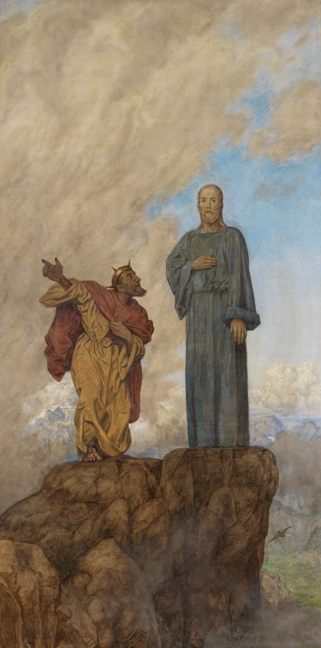 Kristi frestelse av Hans Thoma