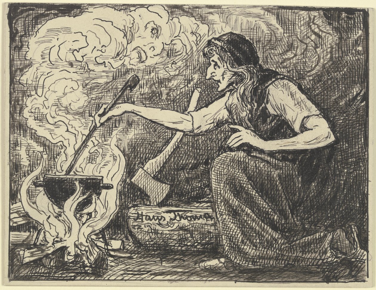 Häxornas kök av Hans Thoma