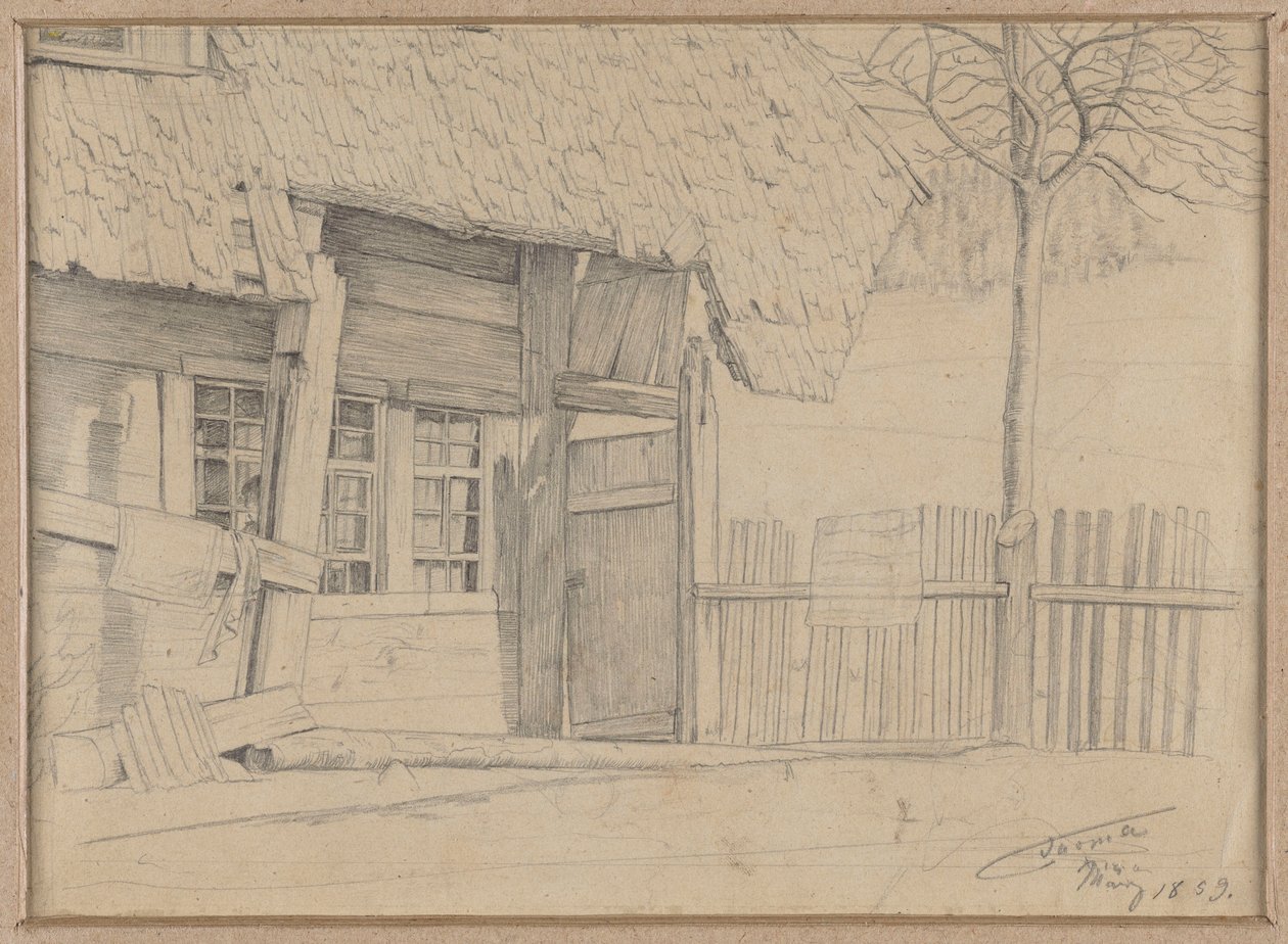 En lantgård i Bernau av Hans Thoma