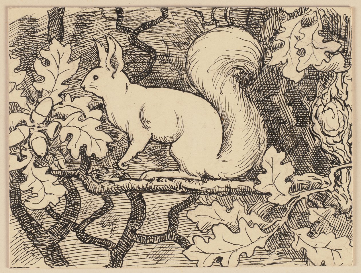 Illustration till läroboken: Eichhorn av Hans Thoma