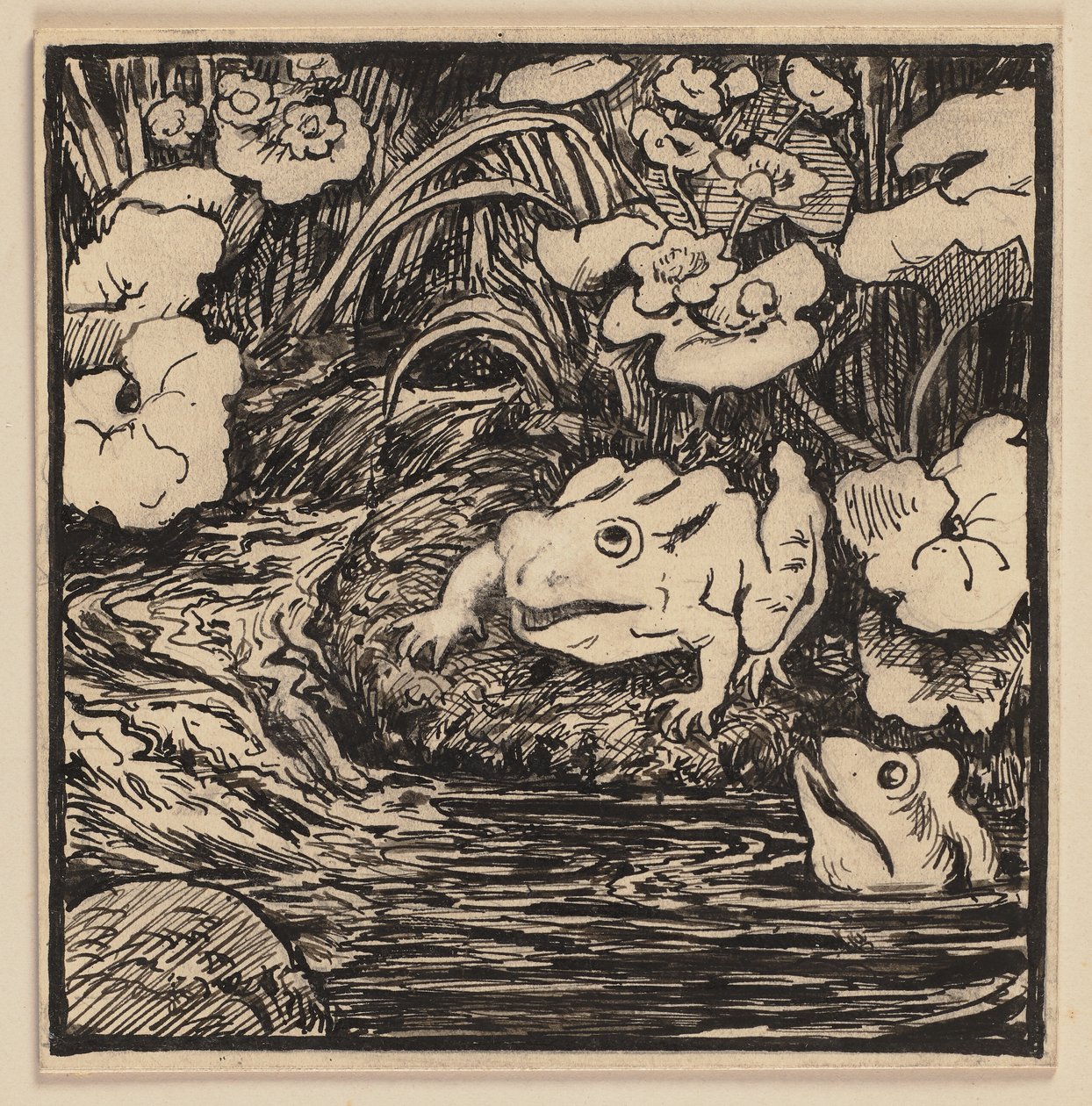 Illustration till handboken: Källa av Hans Thoma