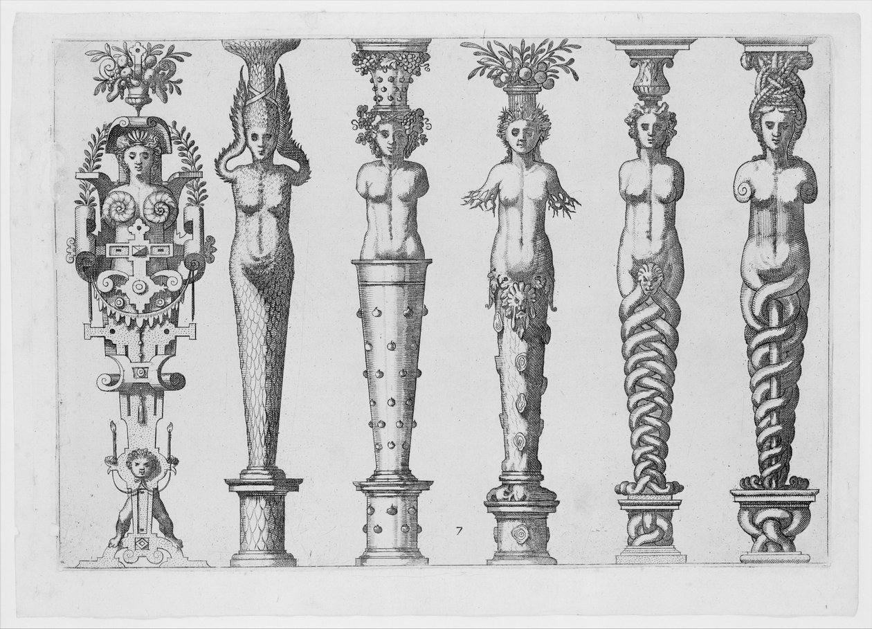 Karyatider ... eller Atlantids Multiformium ..., ca. 1565 av Hans Vredeman de Vries