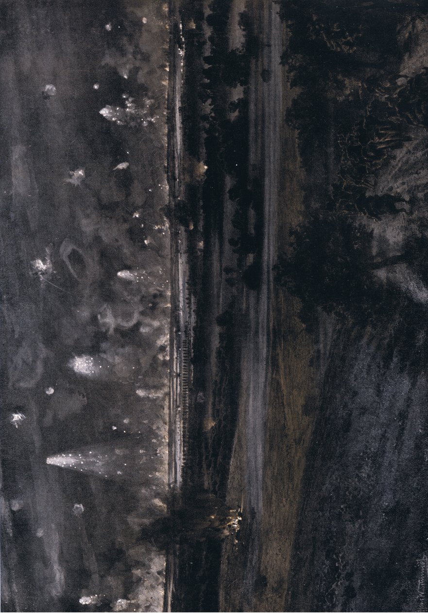 Det tredje slaget vid Champagne: Artilleribombardement väster om Argonnes, september 1915, illustration från Hindenburg publicerad av Daterlandischer Derlag C U Weller Berlin av Hans W. Schmidt