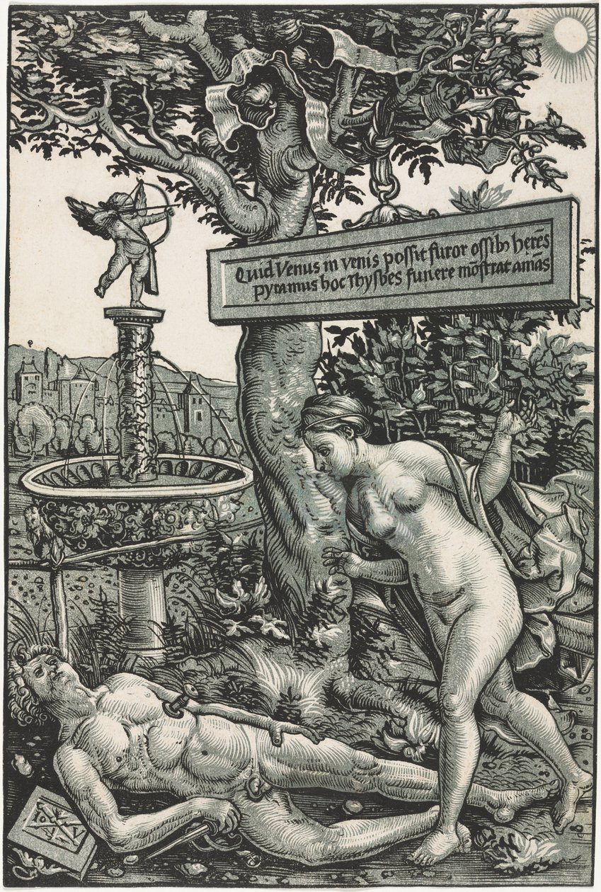 Pyramus och Thisbe av Hans Wechtlin
