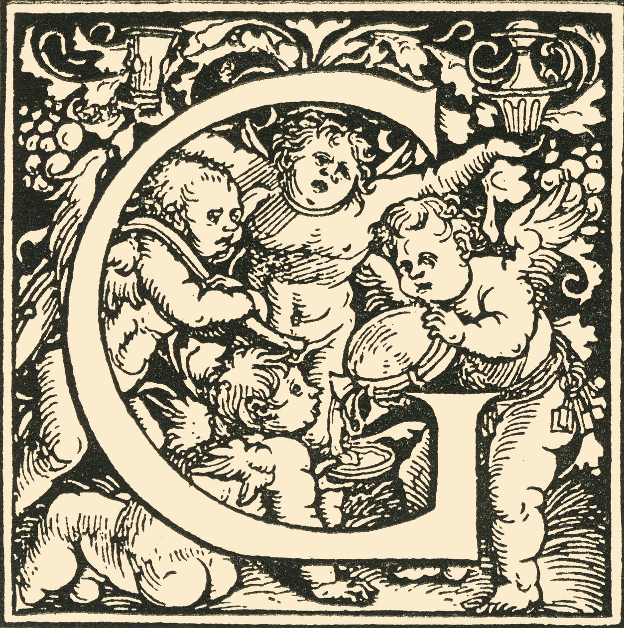 G - Ett alfabet av Hans Weiditz, c1520-1521, 1908. av Hans Weiditz