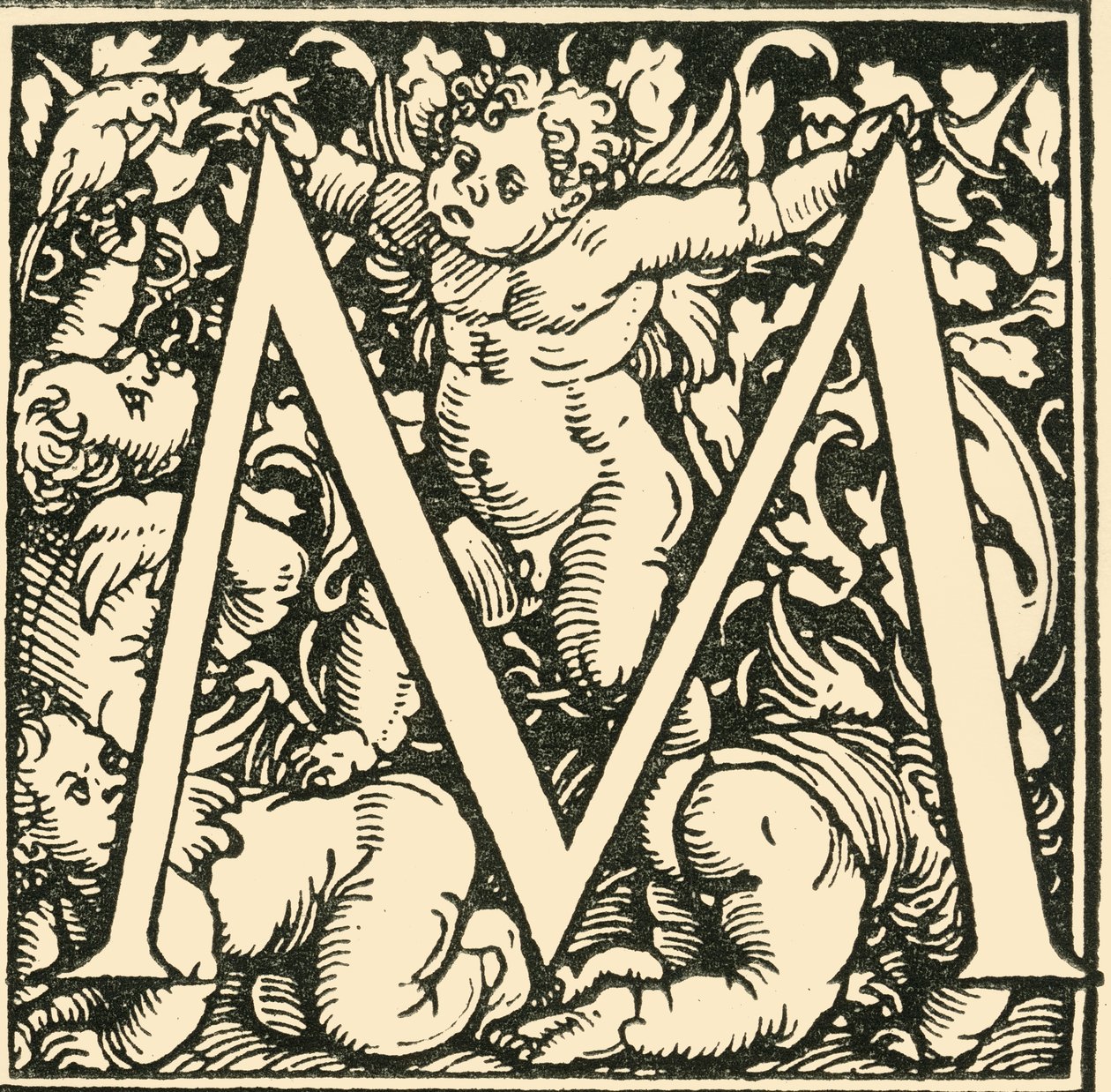 M - An Alphabet av Hans Weiditz, c1520-1521, 1908. av Hans Weiditz
