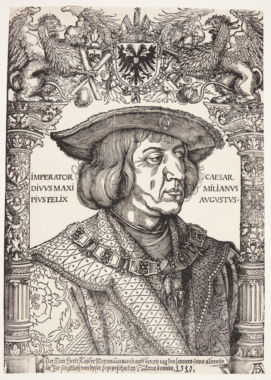 Kejsar Maximilian I av Hans Weiditz II