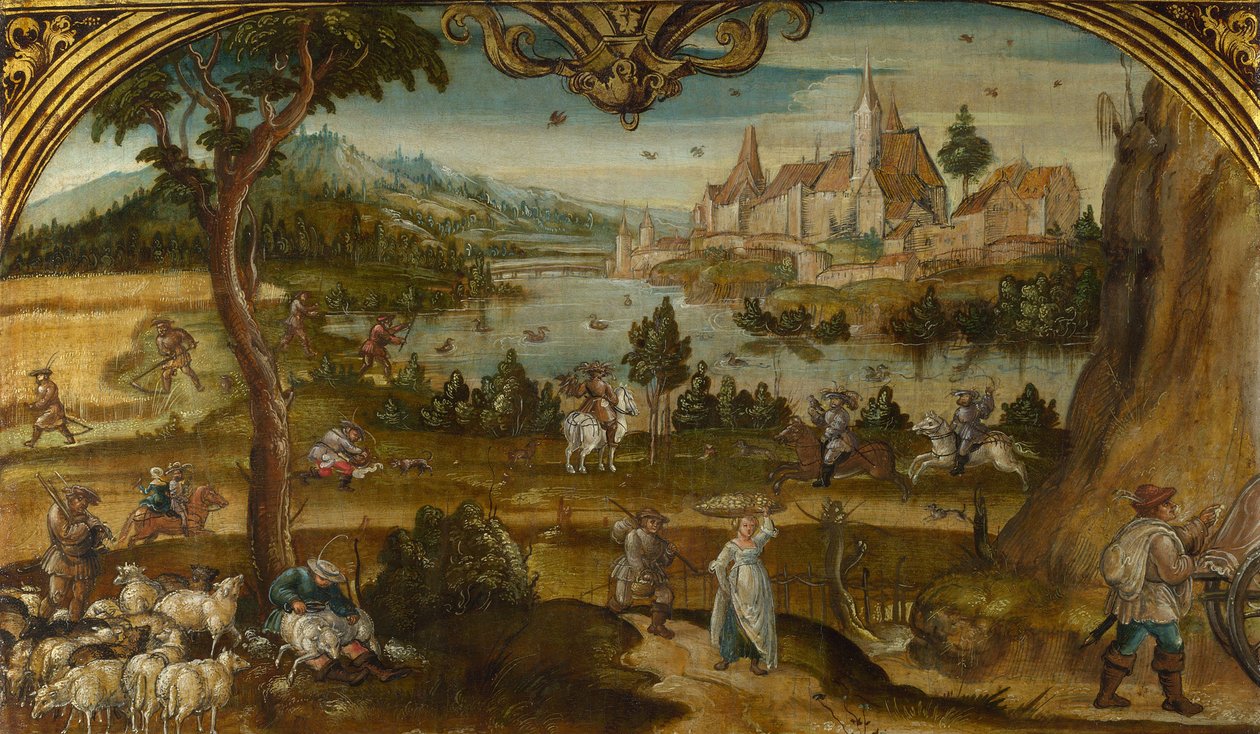 Sommar, c. 1525 av Hans Wertinger von