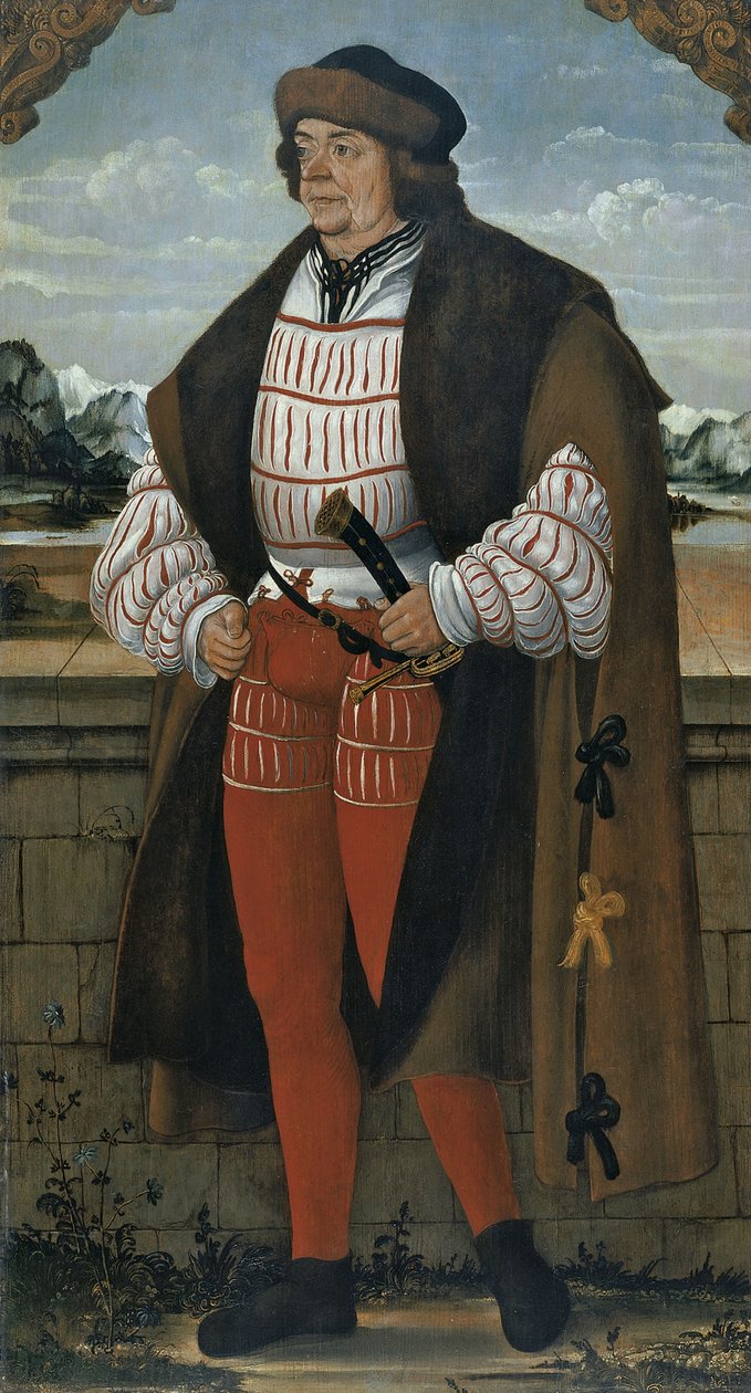 Hovnarren känd som Knight Christoph, 1515 av Hans Wertinger von