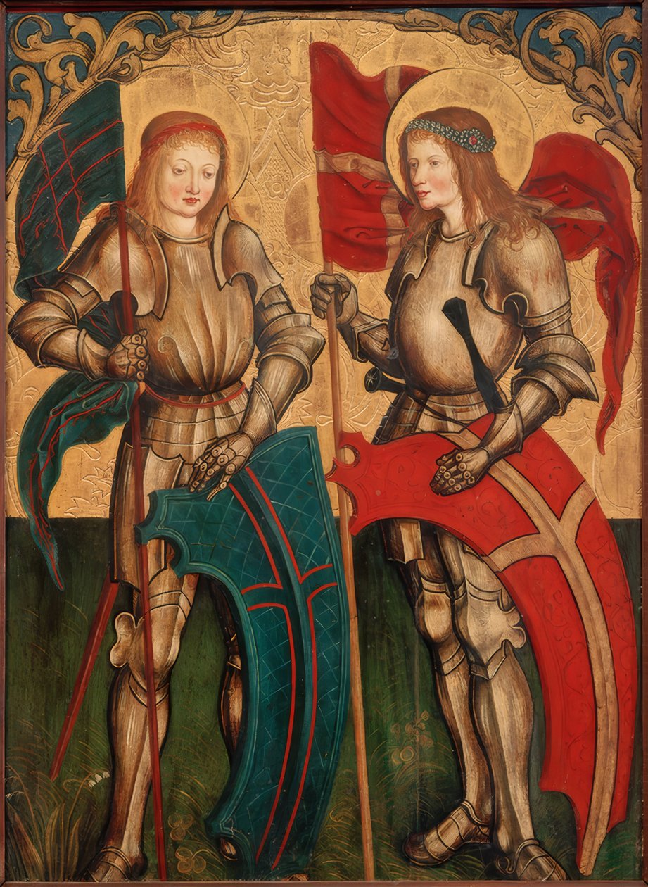 Saints George och Mauritius av Hans und Jakob Strüb