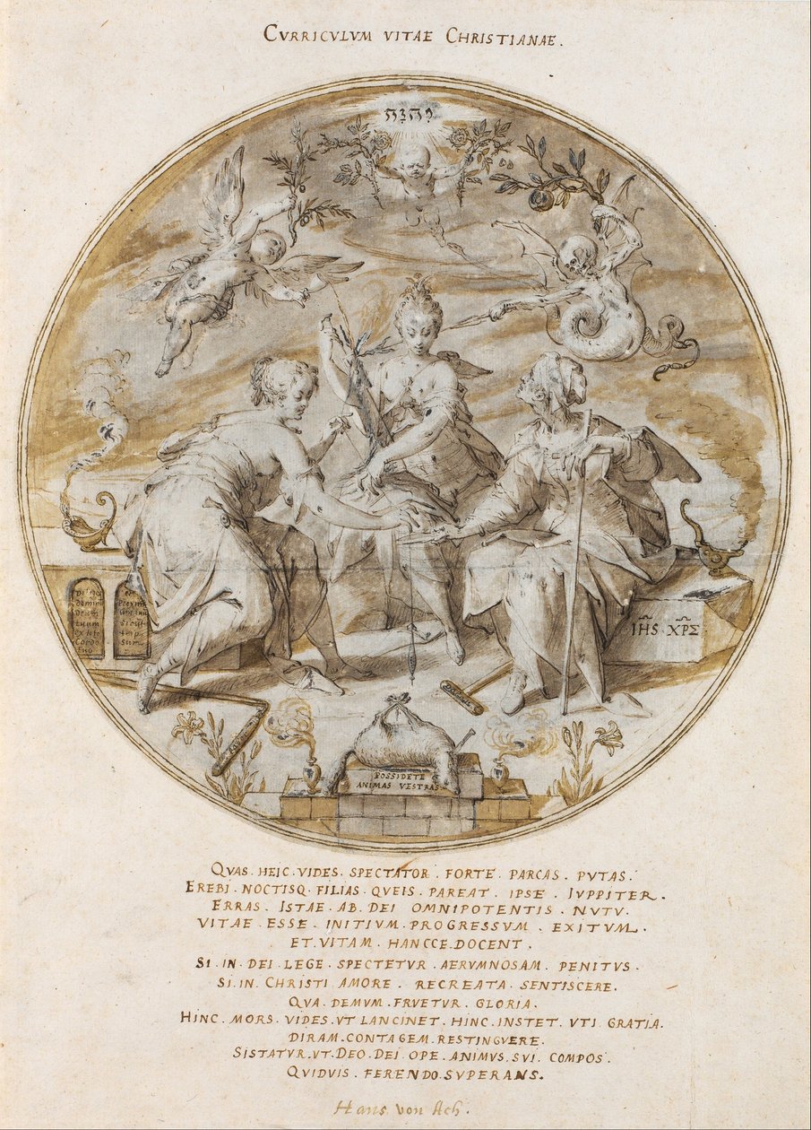 Curriculum vitae christianae av Hans von Aachen
