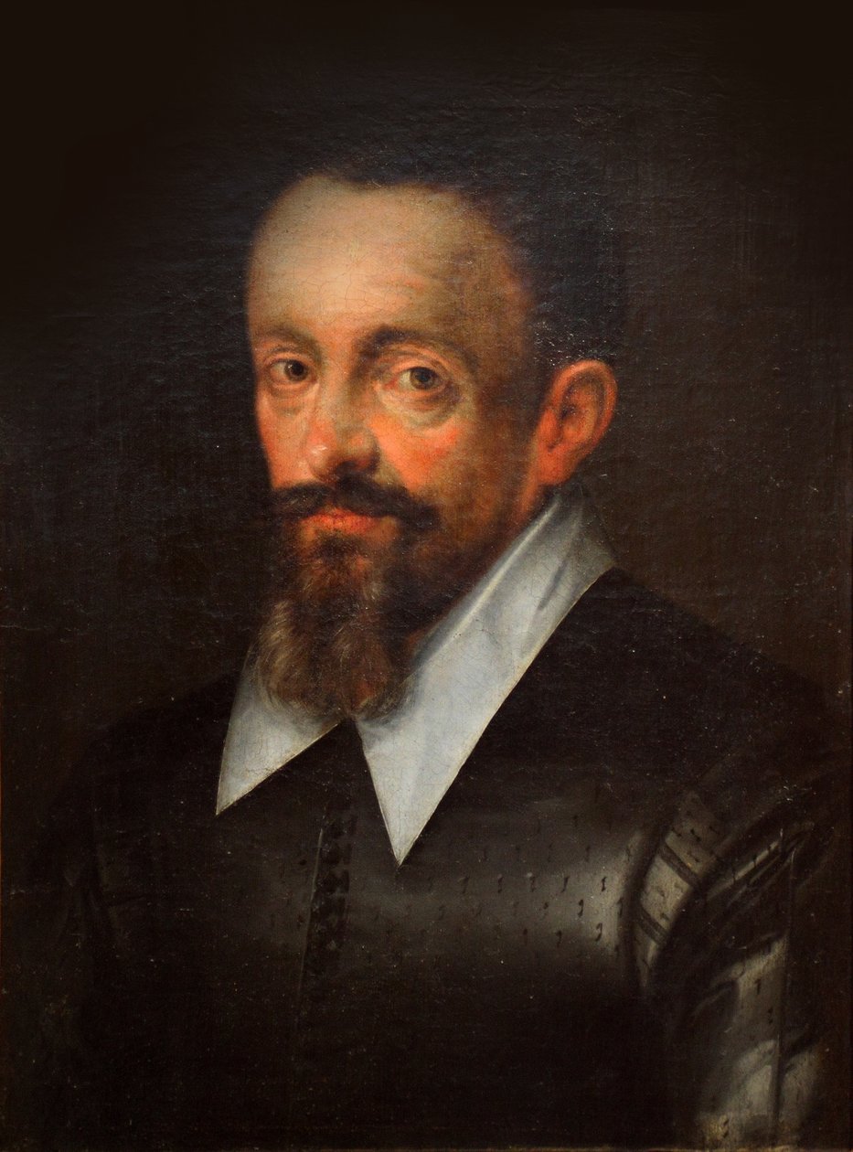 Porträtt av Johannes Kepler 1571-1630, mellan 1601 och 1615. av Hans von Aachen