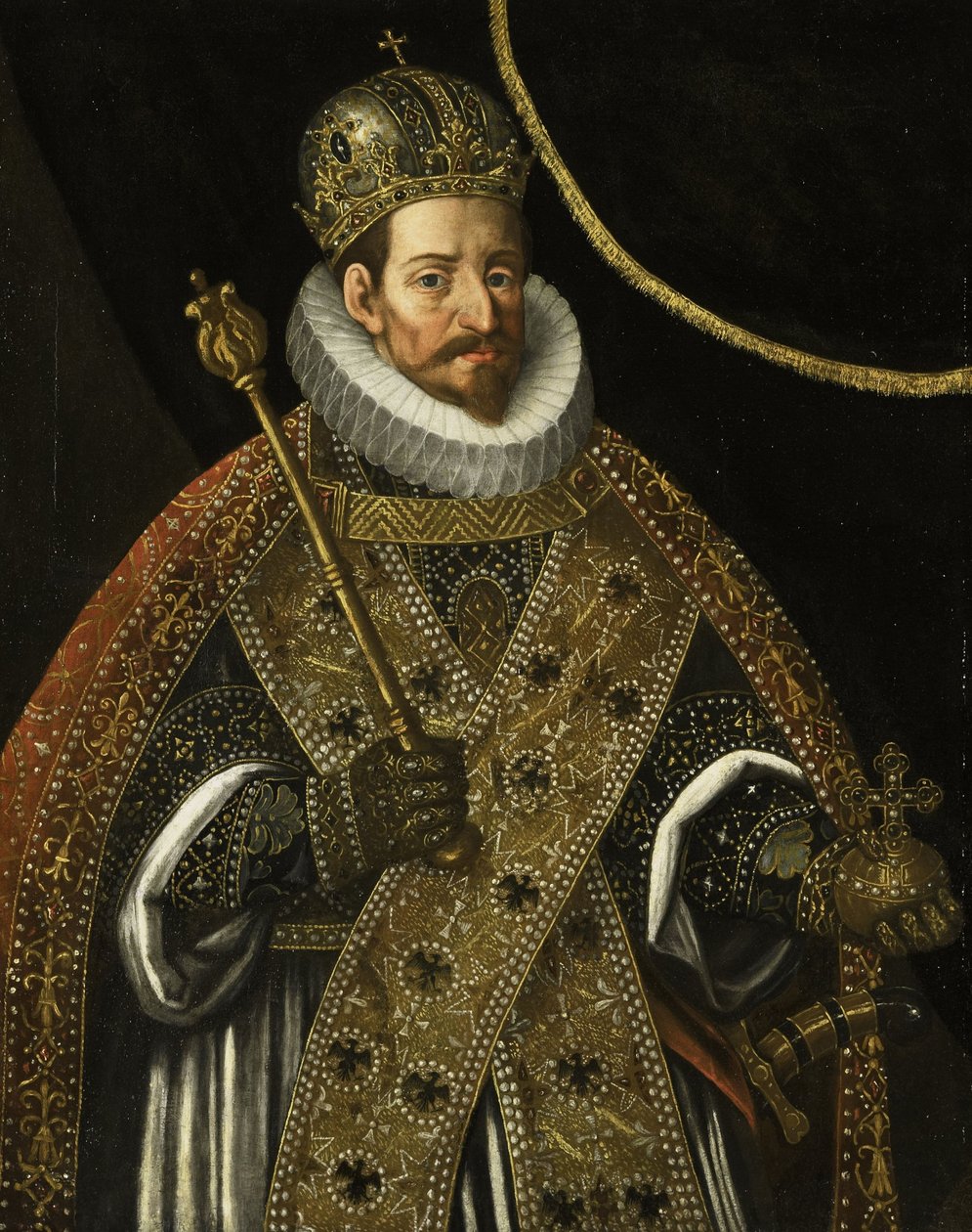 Porträtt av Mattias 1557-1619, helige romerske kejsare, ca. 1610 av Hans von Aachen