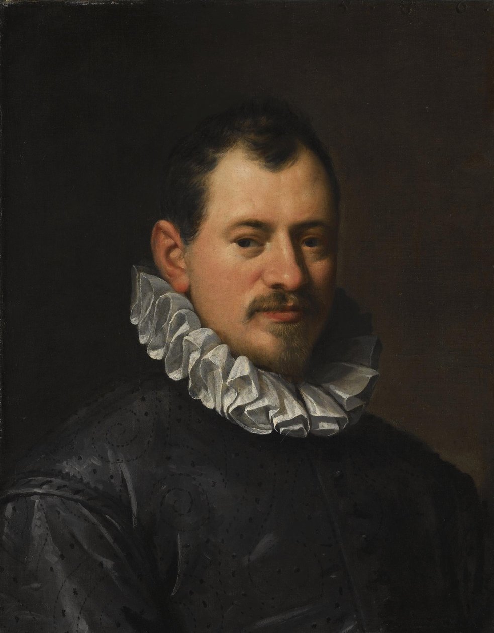 Porträtt av guldsmeden Jacopo Bilivert (1550-1603) av Hans von Aachen