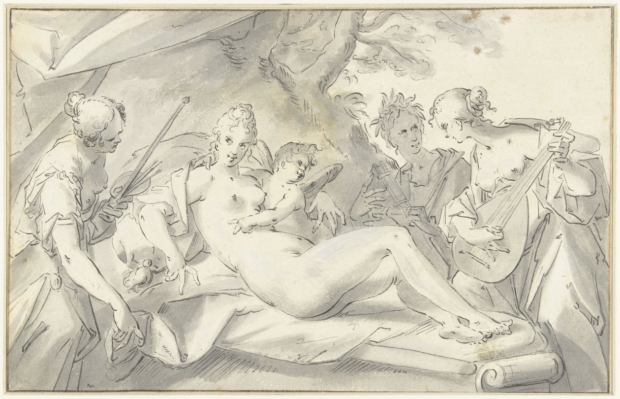Venus mitt i konst och vetenskap av Hans von Aachen