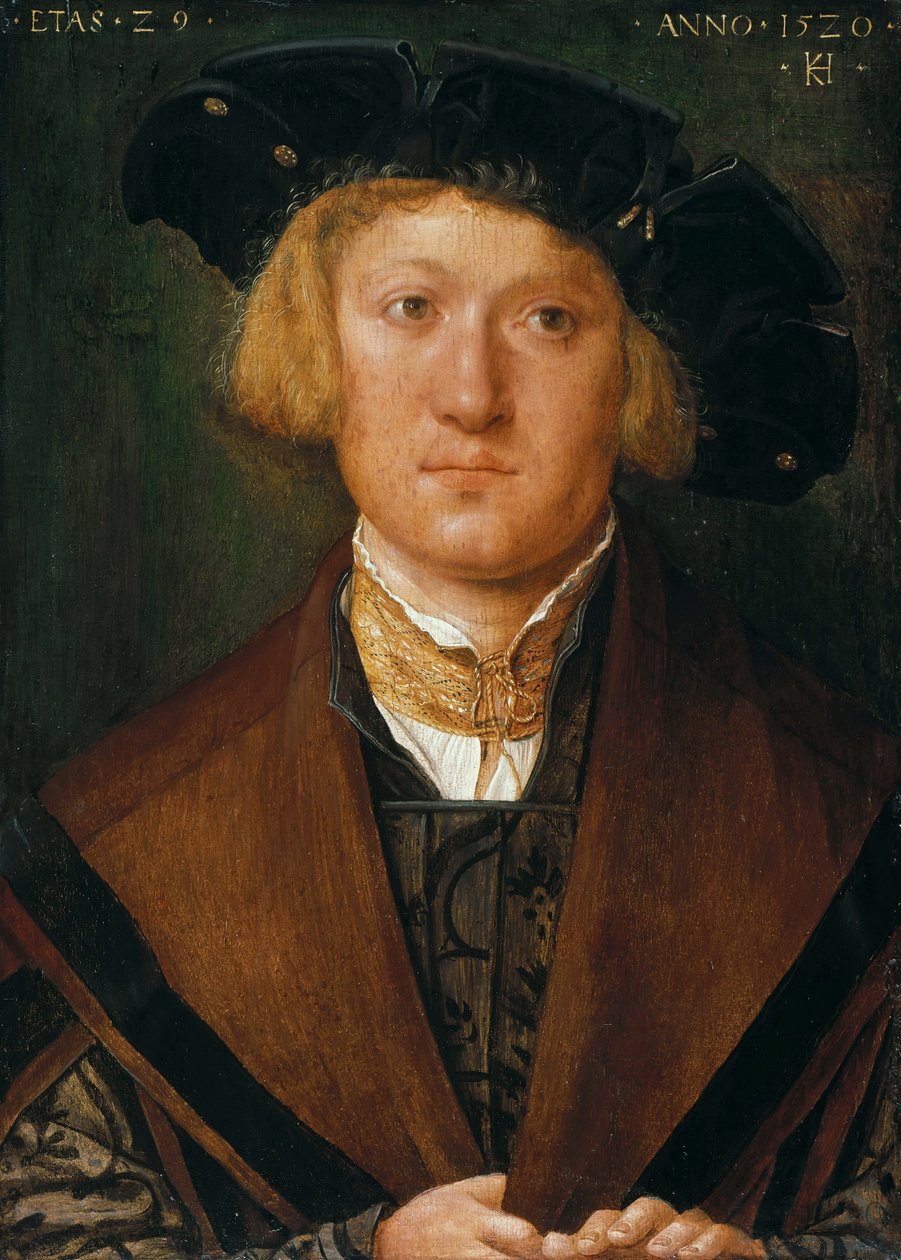 Porträtt av en ung man av Hans von Kulmbach