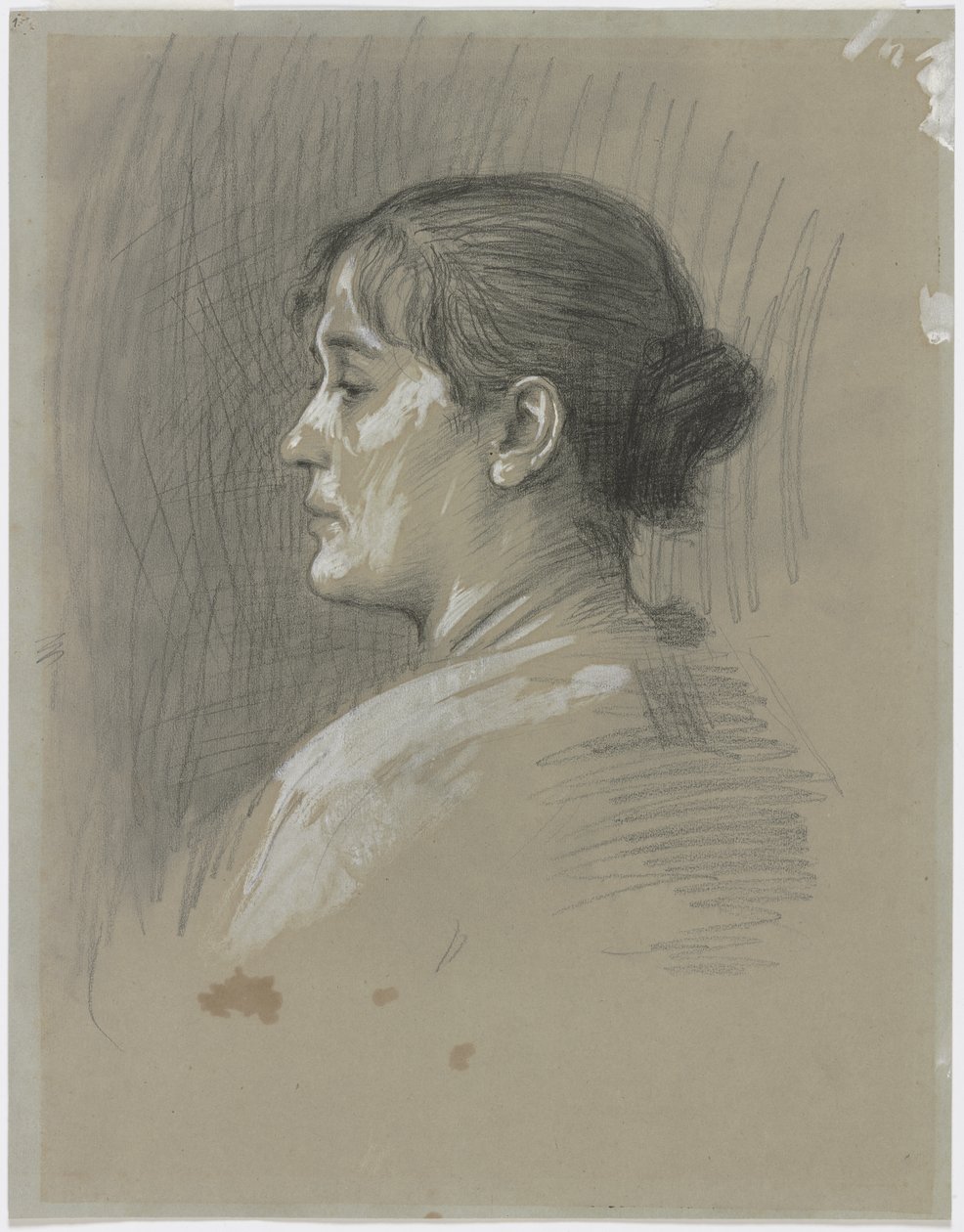 Porträtt av Klara Bruckmann av Hans von Marées