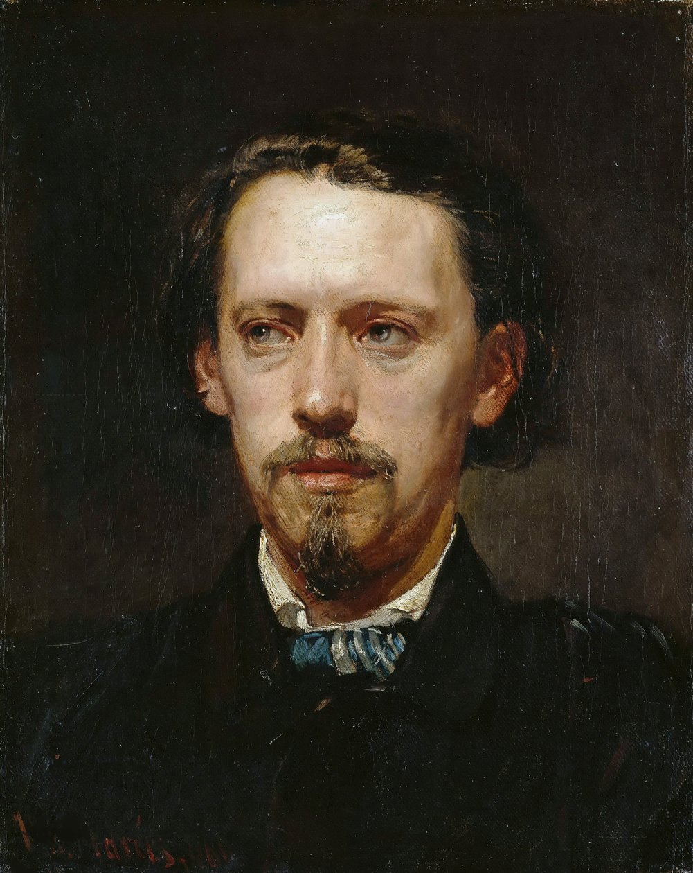 Porträtt av Heinrich Anton Heger 1832-1888, 1861. av Hans von Marées