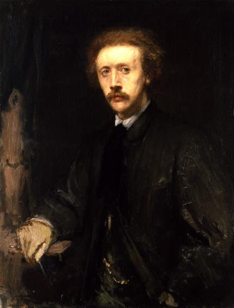 Porträtt av Konrad Knoll (1829-99), c.1863-64 av Hans von Marées